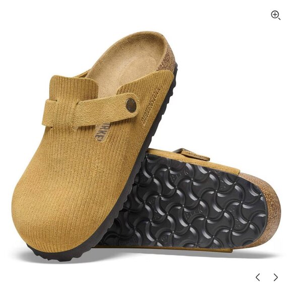 Birkenstock Boston Embossed Suede Clog Size 39 W8-8.5 - Picture 4 of 10